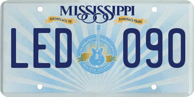 MS license plate LED090