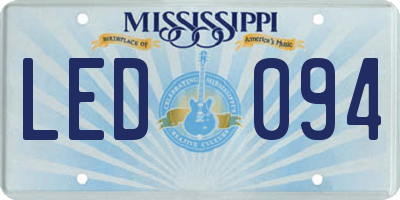 MS license plate LED094