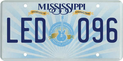 MS license plate LED096