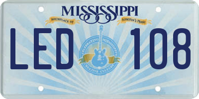 MS license plate LED108