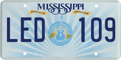 MS license plate LED109