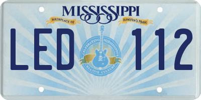MS license plate LED112