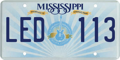 MS license plate LED113
