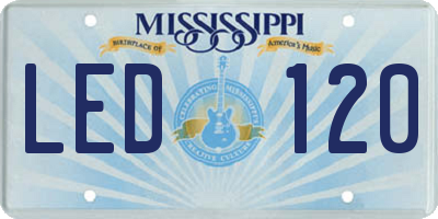 MS license plate LED120