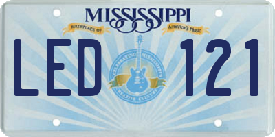 MS license plate LED121