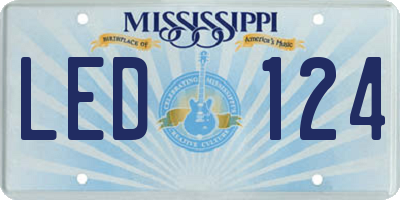 MS license plate LED124