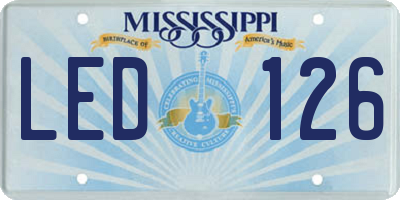 MS license plate LED126