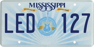 MS license plate LED127