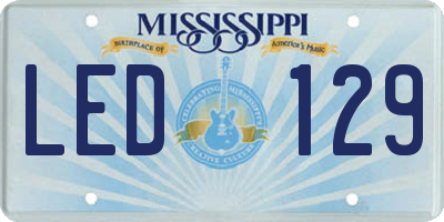 MS license plate LED129