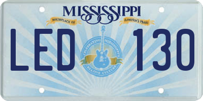 MS license plate LED130