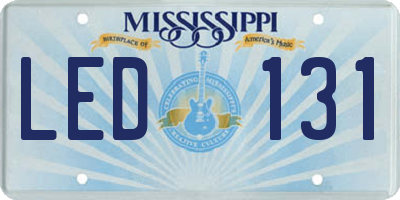 MS license plate LED131