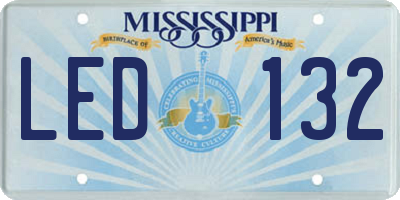 MS license plate LED132