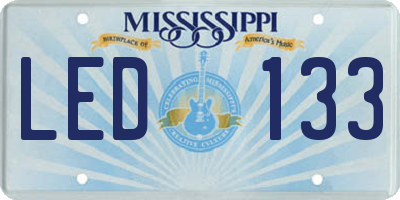 MS license plate LED133