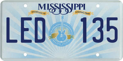 MS license plate LED135