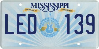 MS license plate LED139