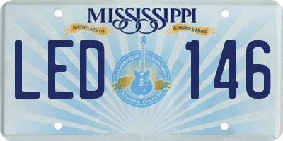 MS license plate LED146