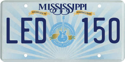 MS license plate LED150