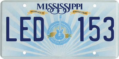 MS license plate LED153
