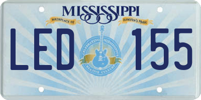 MS license plate LED155