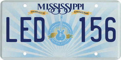 MS license plate LED156