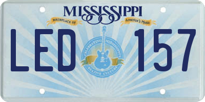MS license plate LED157