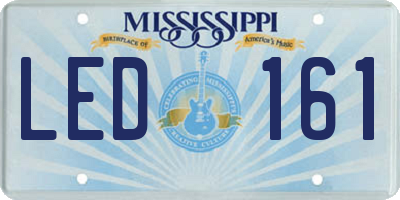 MS license plate LED161