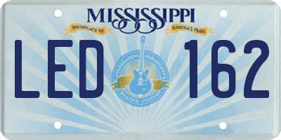 MS license plate LED162