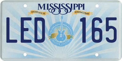 MS license plate LED165