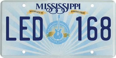 MS license plate LED168