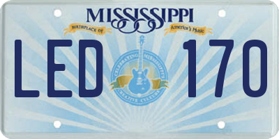 MS license plate LED170