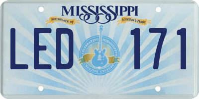 MS license plate LED171