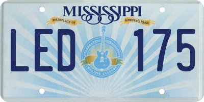 MS license plate LED175