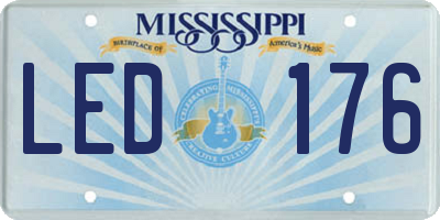MS license plate LED176