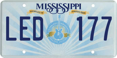 MS license plate LED177