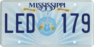 MS license plate LED179