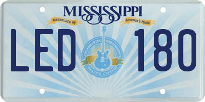 MS license plate LED180