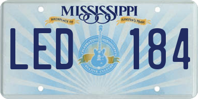 MS license plate LED184