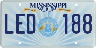 MS license plate LED188
