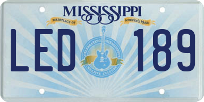 MS license plate LED189