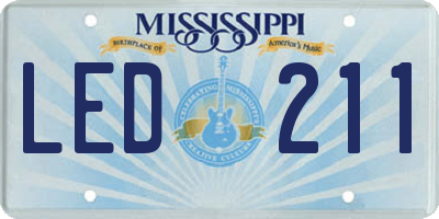 MS license plate LED211