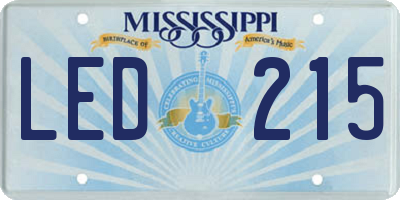 MS license plate LED215