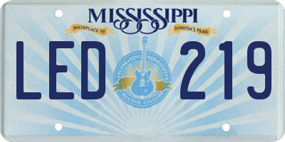 MS license plate LED219