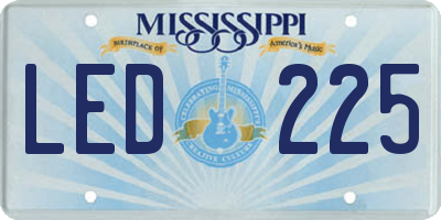 MS license plate LED225