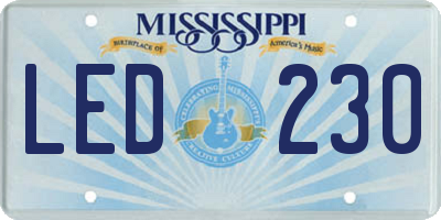 MS license plate LED230