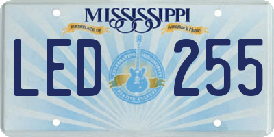 MS license plate LED255