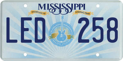MS license plate LED258