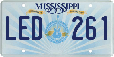 MS license plate LED261