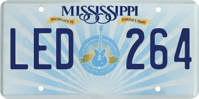 MS license plate LED264