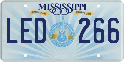 MS license plate LED266