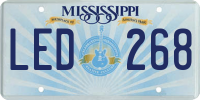 MS license plate LED268